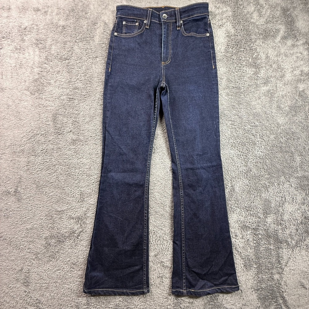 rag & bone Dark Indigo Flare Jeans